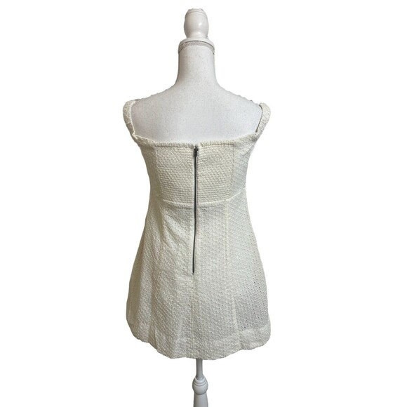 NWT Free People Women's M Berry Kiss Ivory Off-The-Shoulder Mini Dress NEW $128 - Picture 6 of 10
